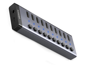 هاب 10 پورت USB 3.0 یوگرین Ugreen CM482 30779 10 Ports USB 3.0