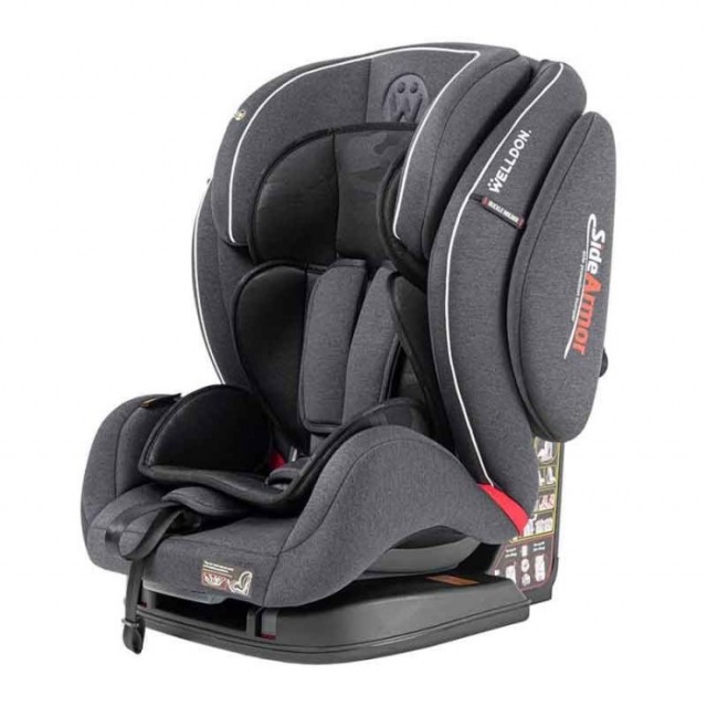 صندلی ماشین کودک ولدون WELLDON RACER W03 ISOFIX - طوسی