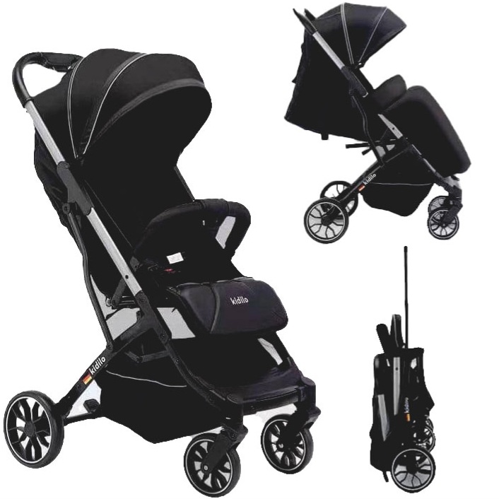 کالسکه کابین سایز و هواپیمایی کیدیلو k20 (مشکی)(موجود در انبار) (ارسال فوری ۱ ساعته در تهران و ۲ روزه در شهرستان)