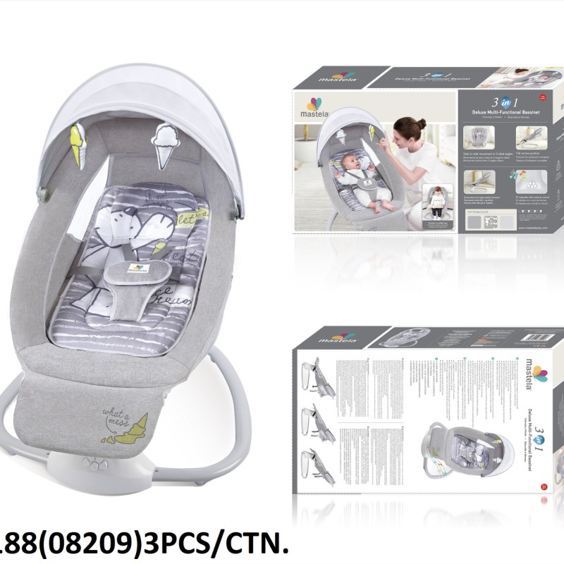 گهواره و نی نی لای لای موزیکال ماستلا Mastela طرح بستنی