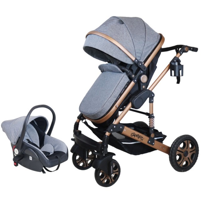 سرویس کالسکه اسپرینگ مدل اسپیدا (کالسکه و کریر و کاور فصل سرما)(بهمراه کارت گارانتی ۱۲ ماهه شرکتی و ۲۴ ماه خدمات پس از فروش)