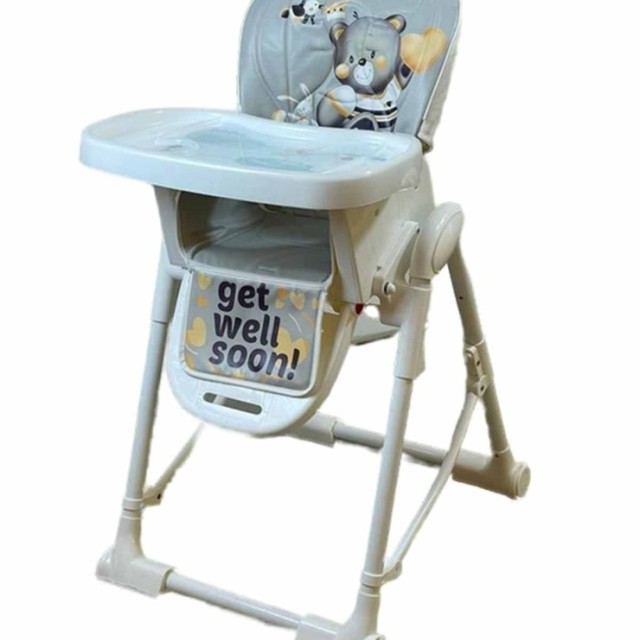 صندلی غذا خوری کودک زویه بیبی( بی بی مک) خرس طوسی ZOOYE BABY