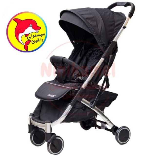 کالسکه مسافرتی مایلر مدل الگانت (مشکی سیلور)