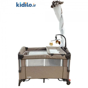 تخت و پارک چند کاره کیدیلو مدل kidilo P02 - کرم