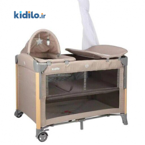 تخت پارک 5 کاره کیدیلو kidilo مدل T703M رنگ کرم