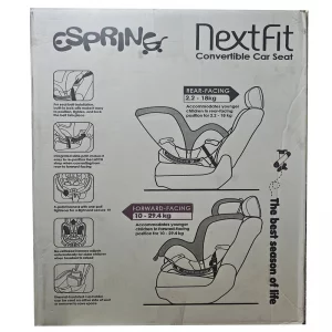 صندلی ماشین کودک اسپرینگ مدل NextFit - مشکی دودی