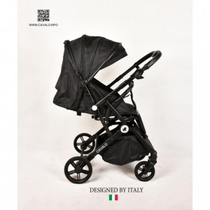 کالسکه مسافرتی دسته دو طرفه کاوالو موناكو Cavalo - بدنه مشکی