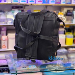 کوله پشتی لوازم کودک طرح تدی پارچه نانسی ضدآب - کرم