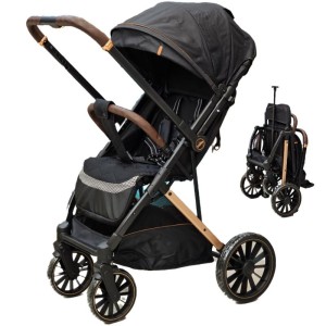 کالسکه چمدانی مسافرتی رو به مادر شو کیدیلو kidilo مدل 6510 (رنگ مشکی)✓✓ همراه با گارانتی ۱۲ ماهه شرکتی✓✓