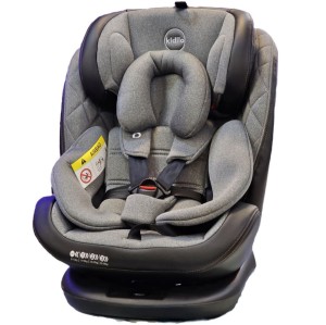 صندلی ماشین چرخشی ایزوفیکس دار کیدیلو kidilo مدلH320 (مشکی طوسی چرم )