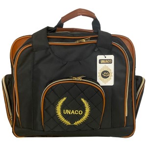 ساک لوازم یوناکو مدل آویسا (مشکی نوار قهوه ای)