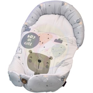 قنداق سوئیسی مامزکیوت طرح خرس کارتونی طوسی (momscutie)