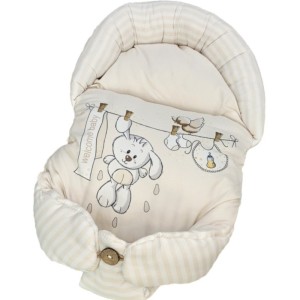 قنداق سوئیسی مامزکیوت طرح خرگوش بند رخت کرم (momscutie)