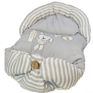 قنداق سوئیسی مامزکیوت طرح خرگوش بند رخت طوسی (momscutie)