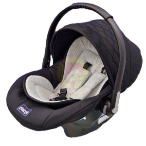 کریر ۴ کاره چیکو (پارچه مشکی- دسته مشکی) (قابل تبدیل به صندلی ماشین)