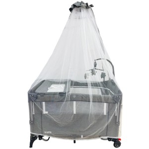 تخت و پارک چند کاره کیدیلو مدل kidilo P02 - طوسی