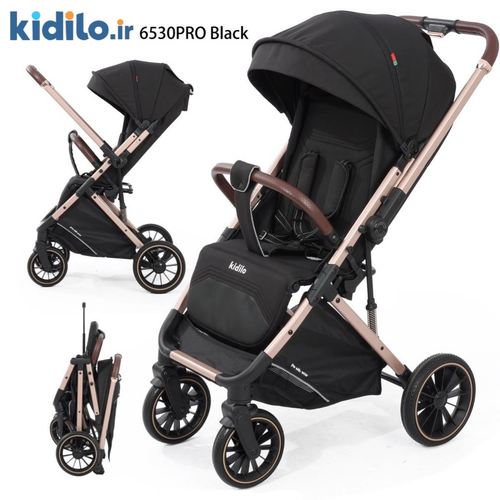 کالسکه دسته 2 طرفه 6530pro - رنگ مشکی - ارسال فوری