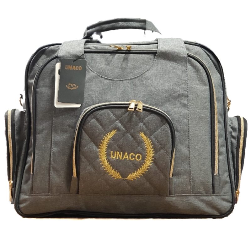 ساک لوازم یوناکو مدل آویسا (طوسی نوار مشکی)