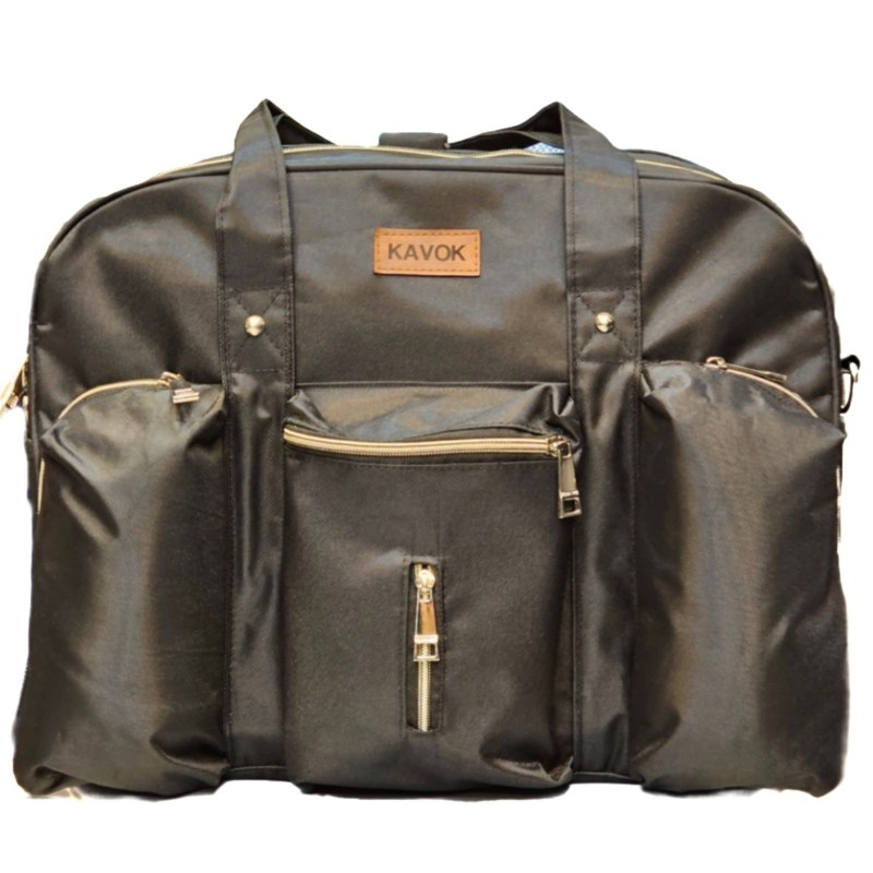 ساک لوازم ۳ جیب کوله شو کاووک (مشکی)