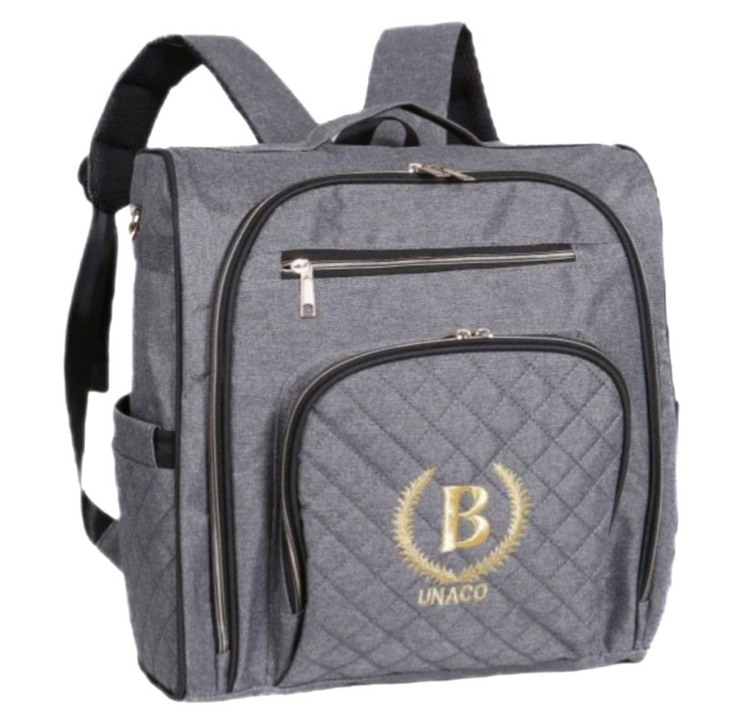 ساک لوازم یوناکو مدل بنیتا (طوسی نوار مشکی)