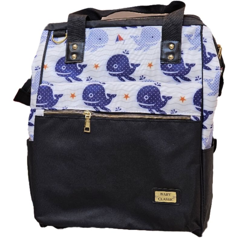 ساک لوازم کوله شو baby classic طرح نهنگ