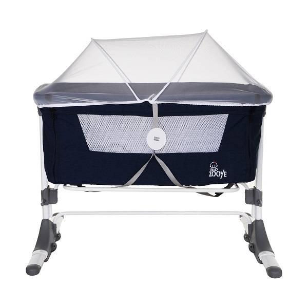 تخت کنار مادر زویه zoyee مدل بیتا (رنگ سرمه ای) به همراه برگه گارانتی 12 ماهه شرکتی