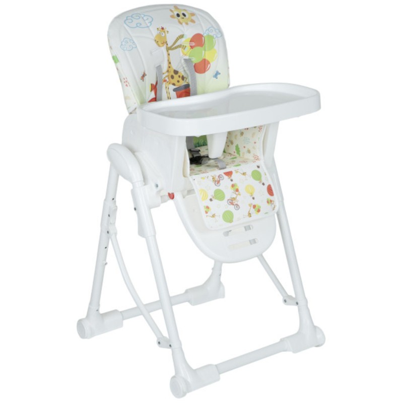 صندلی غذاخوری کودک زویی طرح زرافه و بادکنک (همراه با کارت گارانتی ۱۲ ماهه شرکت زویه)
