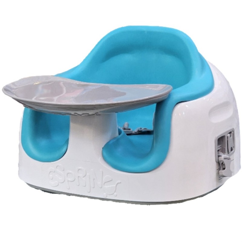 صندلی غذا پرتابل اسپرینگ (فیروزه ای) (به همراه کارت گارانتی شرکتی)