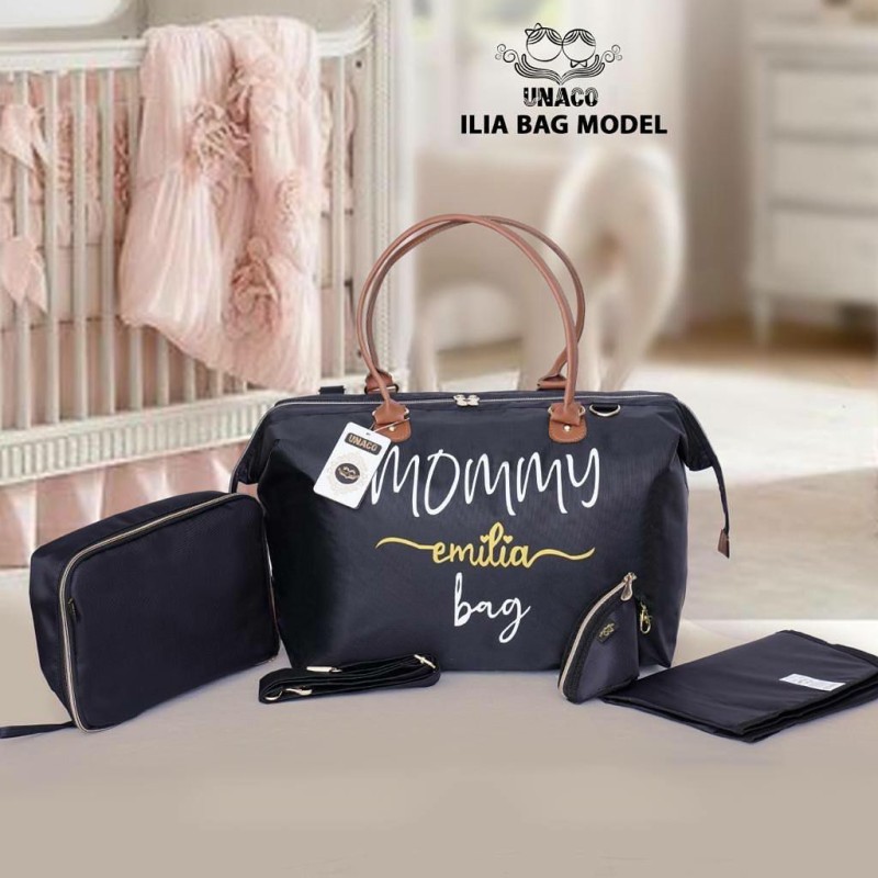 ساک لوازم یوناکو مدل مامی بگ (مشکی)