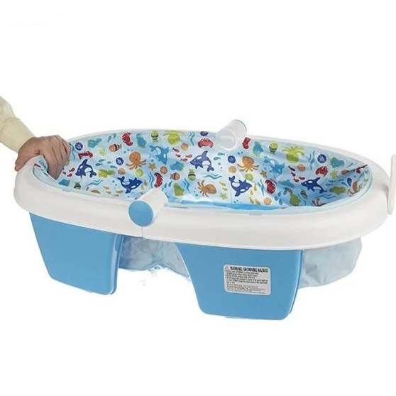 وان حمام نوزاد و کودک مدل تاشو سواندا بیبی suvanda baby (آبی)