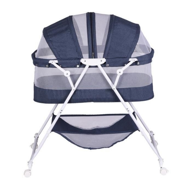 تخت و گهواره تاشو کودک اسپرینگ مدل Sunny (آبی)