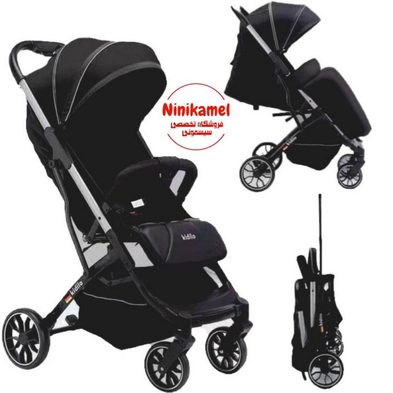 کالسکه کابین سایز و هواپیمایی کیدیلو k20 (مشکی)(موجود در انبار) (ارسال فوری ۱ ساعته در تهران و ۲ روزه در شهرستان)