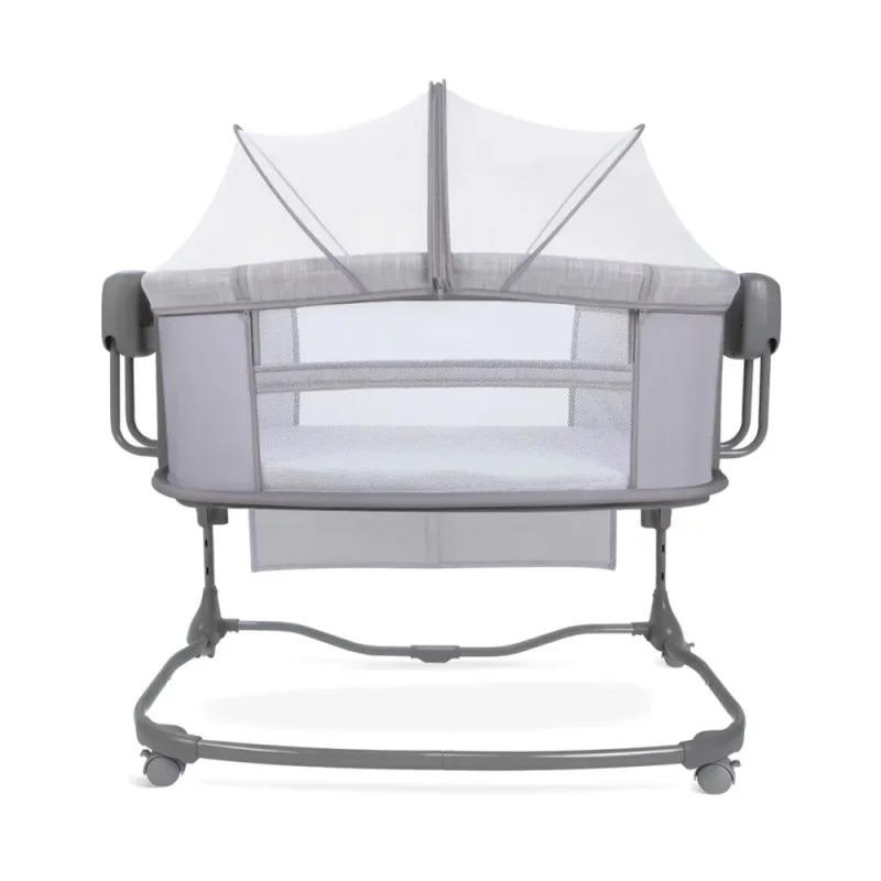 گهواره برقی و تخت ماستلا Mastela مدل 3in1 ( طوسی - مطابق تصویر )