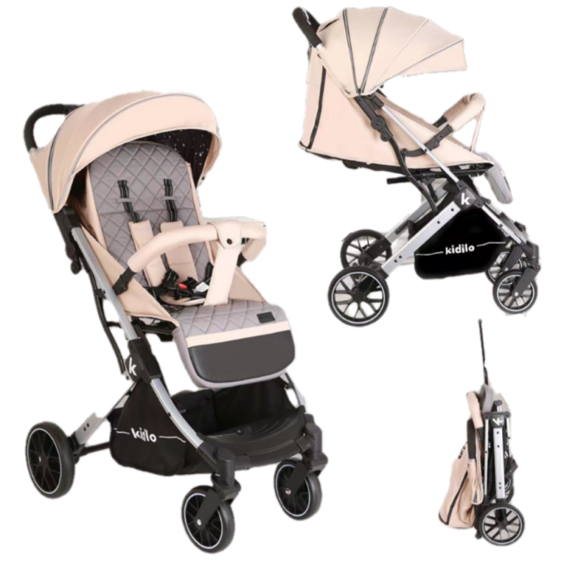 کالسکه چمدانی کیدیلو k12 (رنگ کرم)