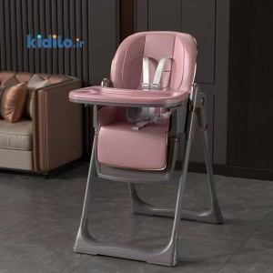 صندلی غذا صورتی طلایی