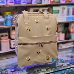 کوله پشتی لوازم کودک طرح تدی - کرم