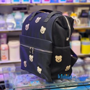 کوله پشتی لوازم کودک طرح تدی - کرم