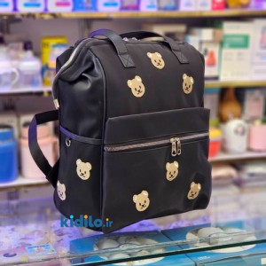 کوله پشتی لوازم کودک طرح تدی - کرم