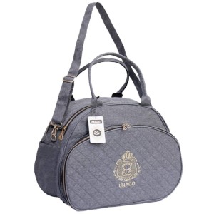 ساک لوازم یوناکو مدل جولی (طوسی نوار مشکی)