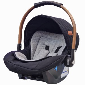کریر ۴ کاره کاووک (پارچه مشکی-دسته مسی) (صندلی ماشین-نی نی لای لای-مبل کودک-وسیله حمل)