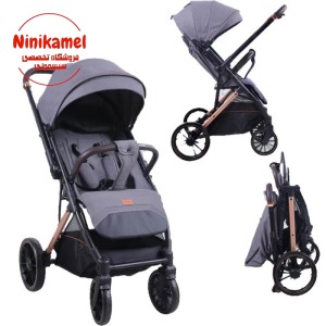 کالسکه مسافرتی رو به مادر شو کیدیلو kidilo مدل 6520 (طوسی)