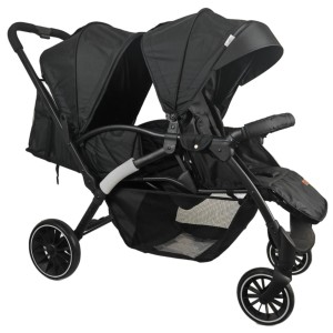 کالسکه دوقلو پشت سر هم کیدیلو (رنگ مشکی)