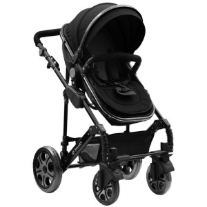 کالسکه تک اسپرینگ مدل گلکسی رنگ مشکی بدنه مشکی ( بهمراه گارانتی ۱۲ ماهه شرکتی و ۲۴ ماه خدمات پس از فروش)