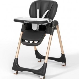 صندلی غذا کیدیلو Kidilo - مشکی طلایی