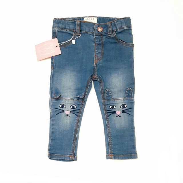 شلوار لی خارجی گربه