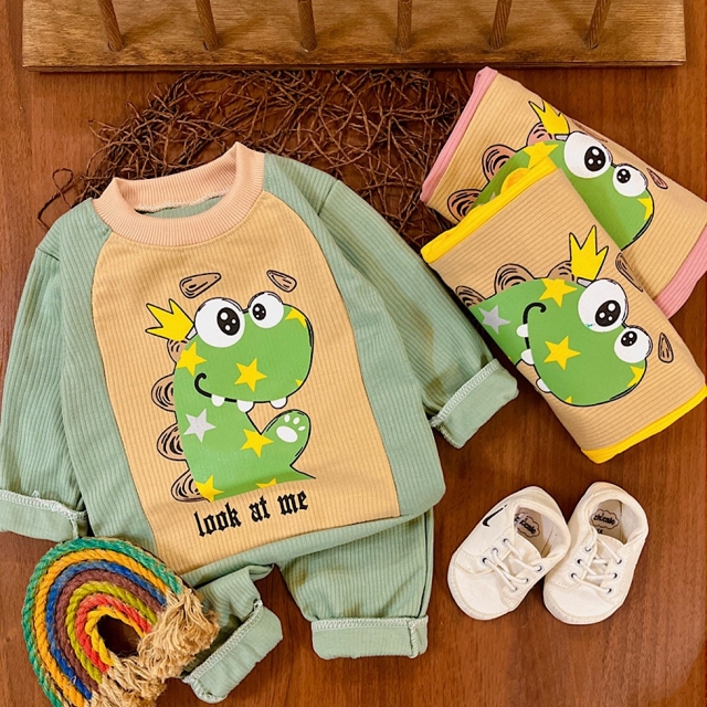 بلوز شلوار شکلاتی داینو