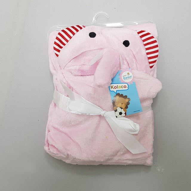 پتو کلاهدار فیل صورتی