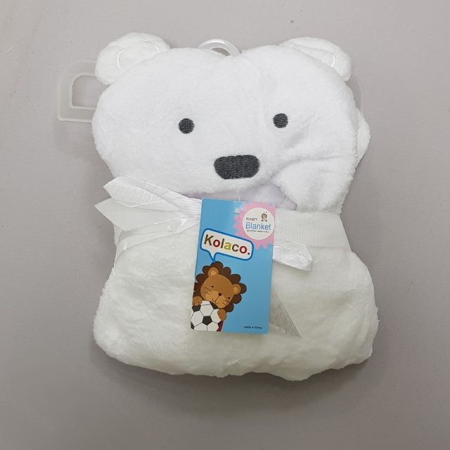 پتو کلاهدار خرس سفید