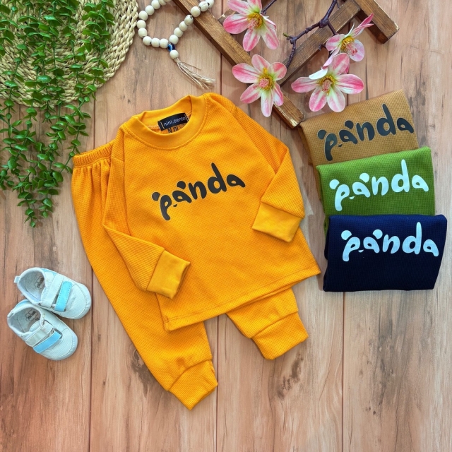 بلوز شلوار بیسکوییتی پاندا