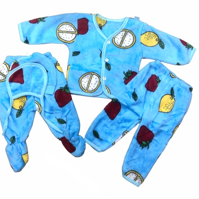 ست پنج تیکه بیمارستانی خارجی آبی توت‌فرنگی